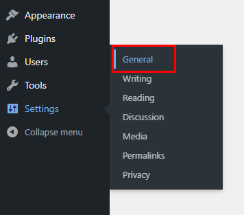 Register for free - Settings