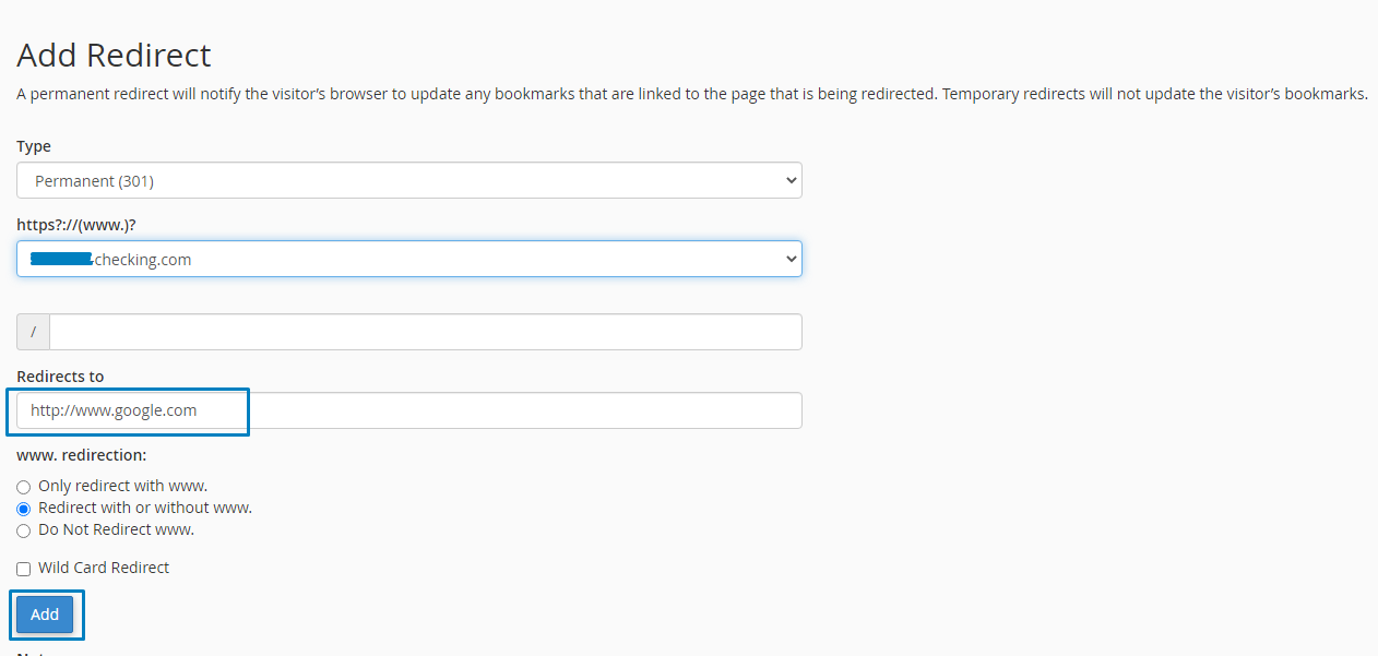 Redirect All Pages To Homepage