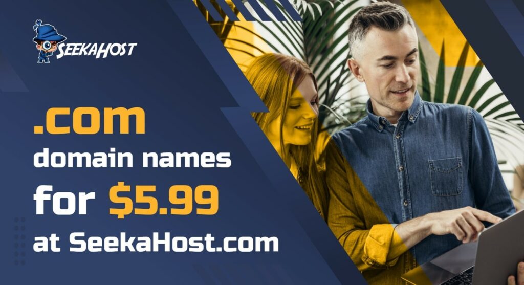 Cheapest Domain Name Registration For 5 99 At SeekaHost SeekaHost cheapest-domain-name-registration-for-5-99-at-seekahost-seekahost