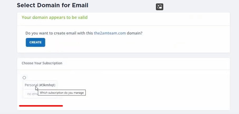 creating custom email hosting email address