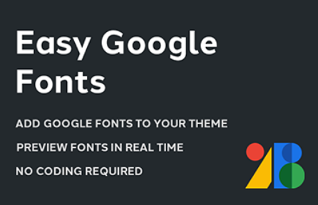 easy google fonts wordpress plugin