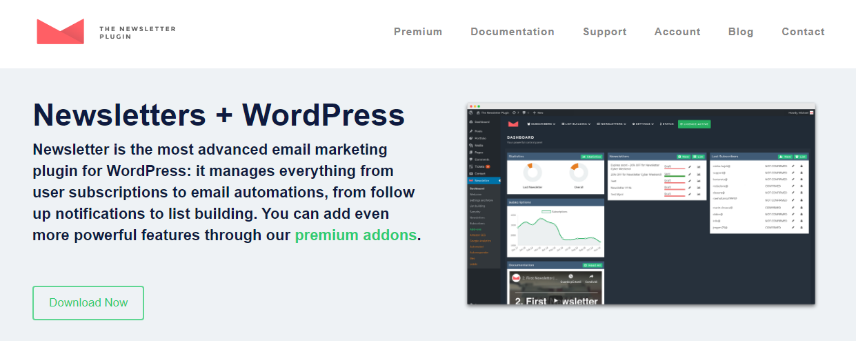 newsletters wordpress plugin