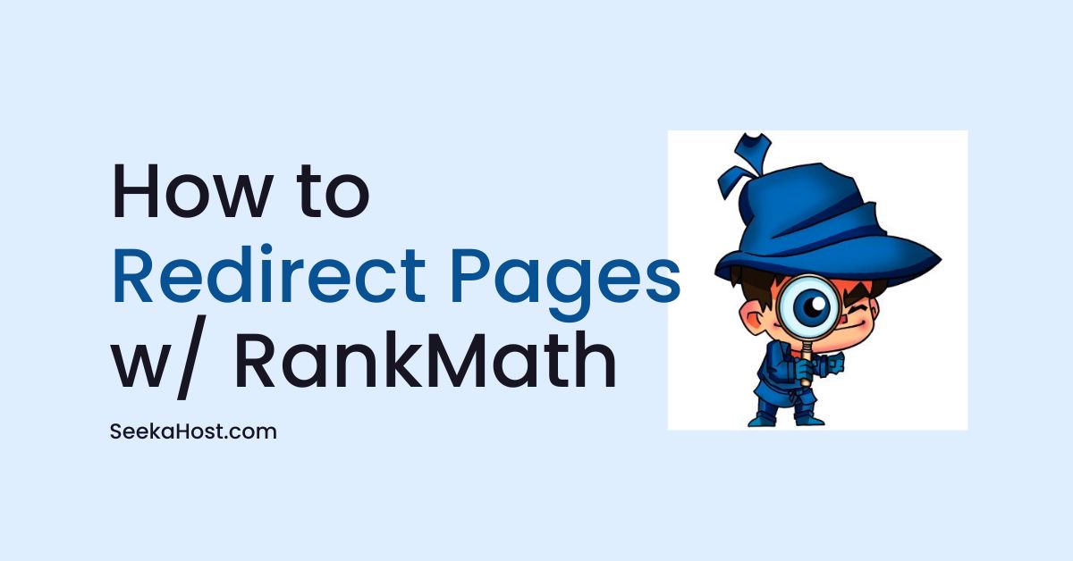redirect pages with rankmath