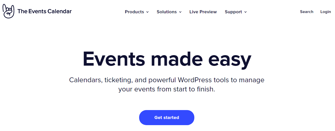 the-events calendar wordpress plugin