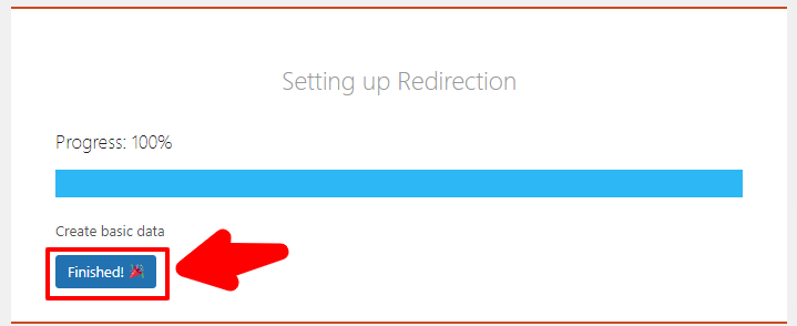 redirection plugin progress