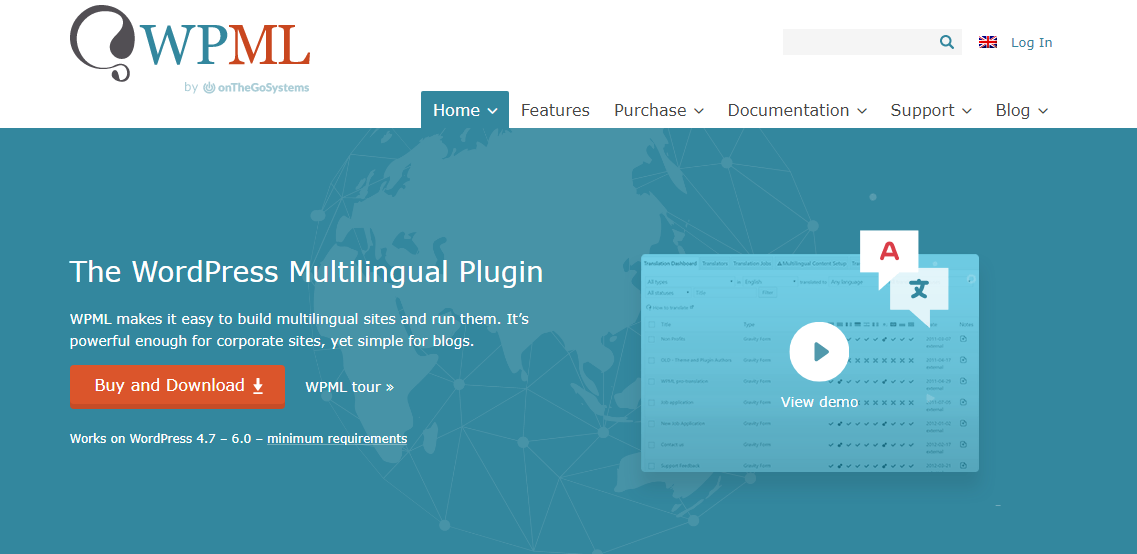 wpml multilingual wordpress plugin