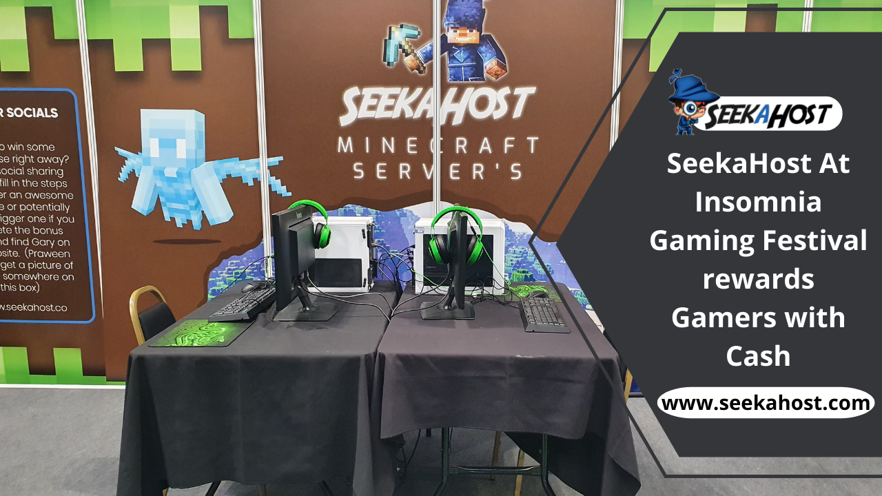 Press Release SeekaHost returns to Insomnia Gaming Festival rewarding competitive Minecraft Gamers with Cash