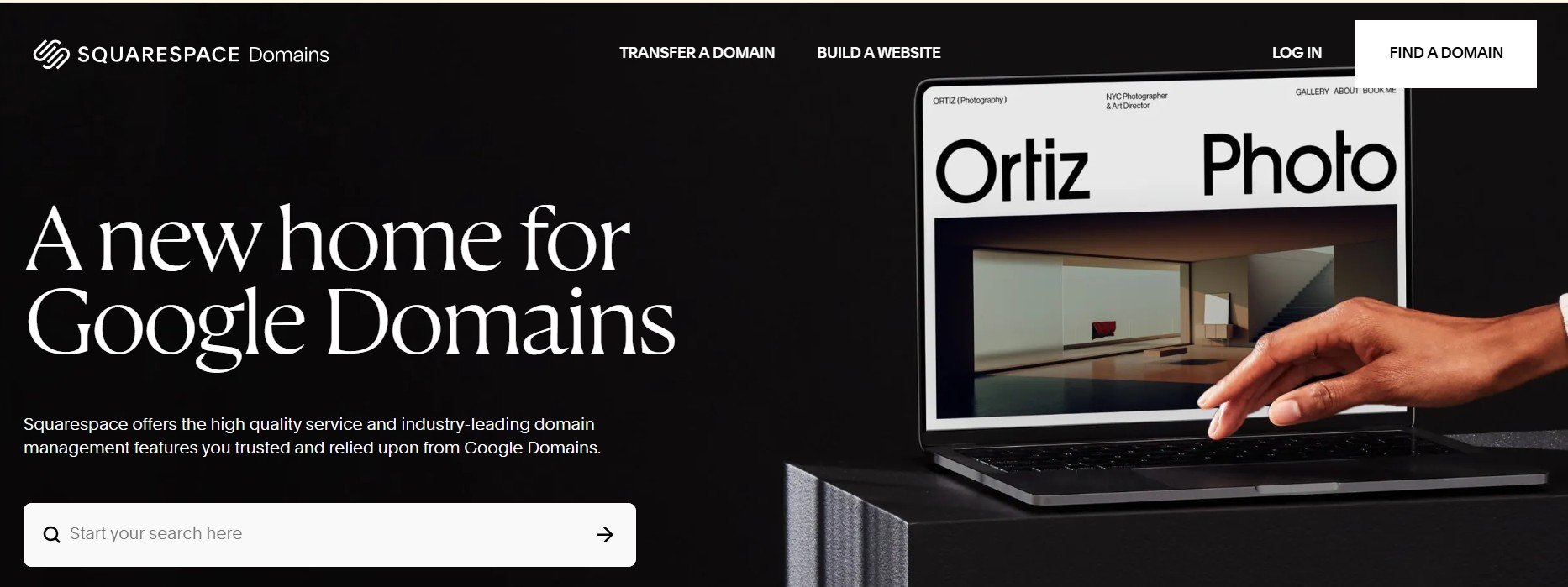 Squarespace domain provider