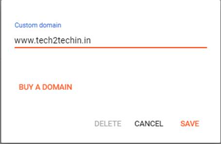add a custom domain name