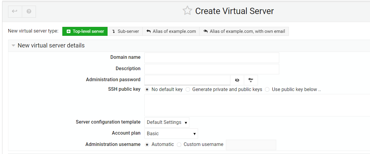 addon subdomain