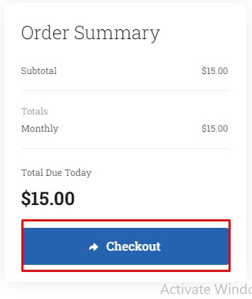 Order Checkout