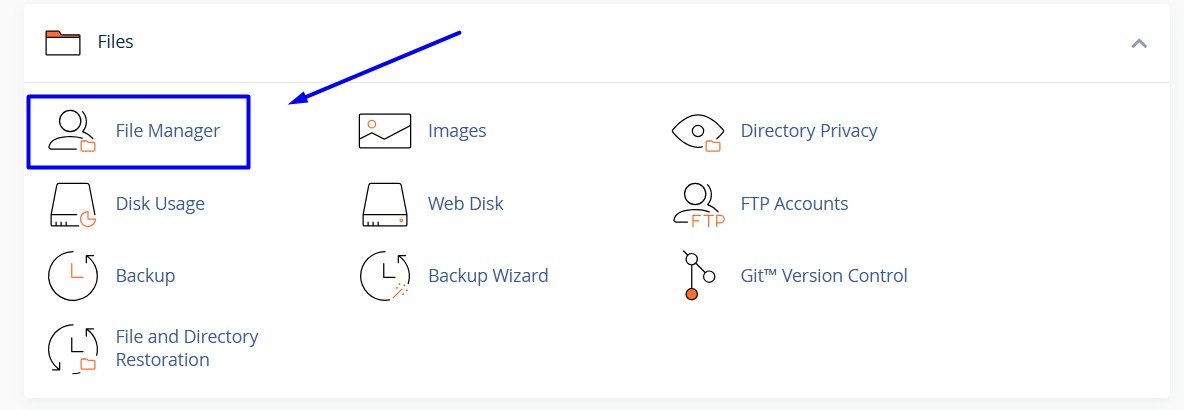 Click-File-manager option
