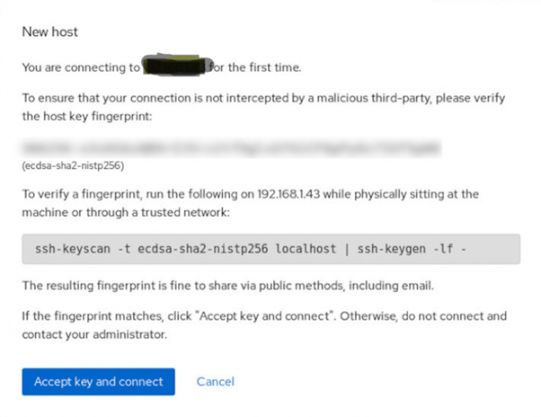 Accept key