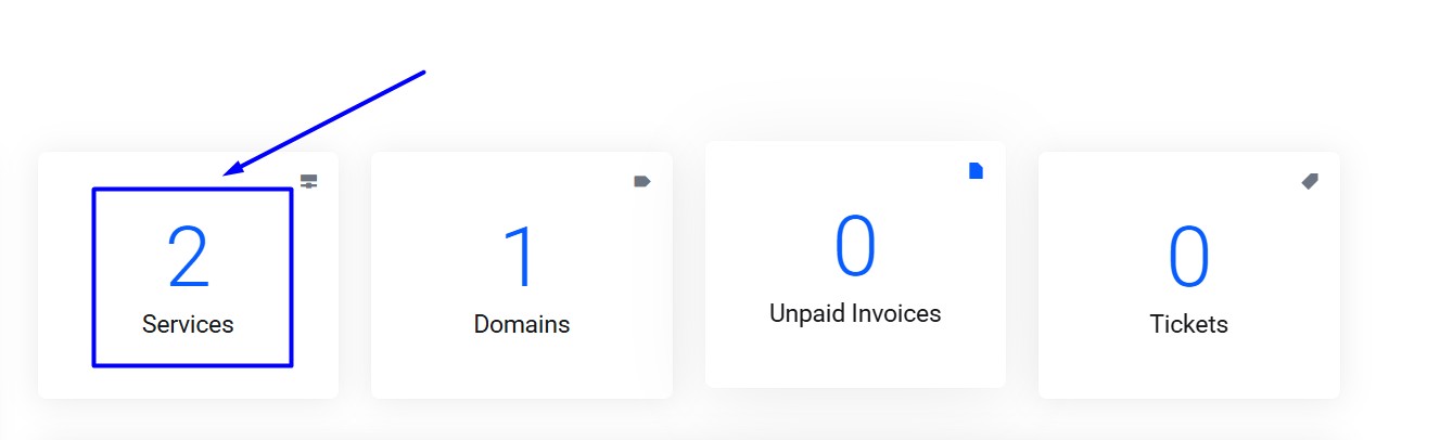 Product section client area