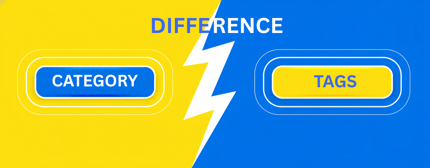 Categories vs Tags