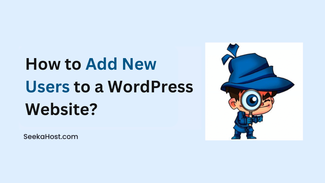 Add New Users in WordPress
