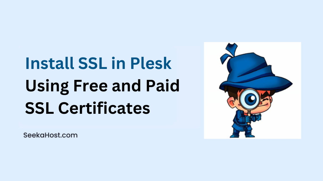 Install SSL in Plesk