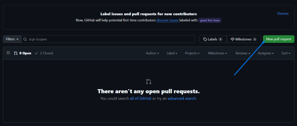 New Pull Request