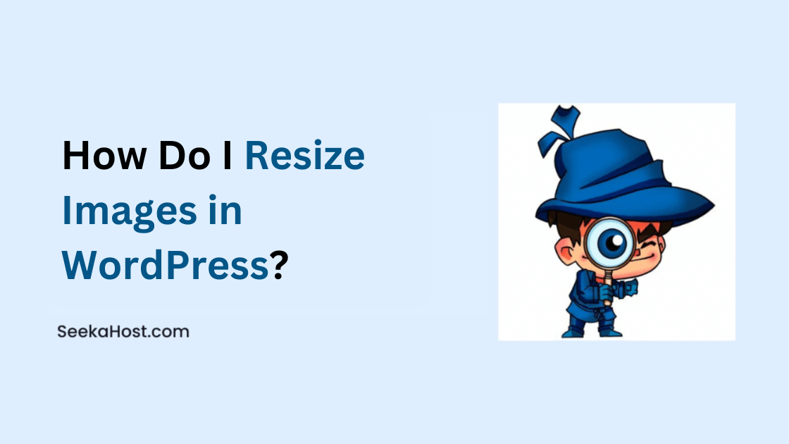 Resize Images in WordPress