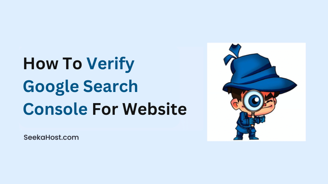 Verify Google Search Console